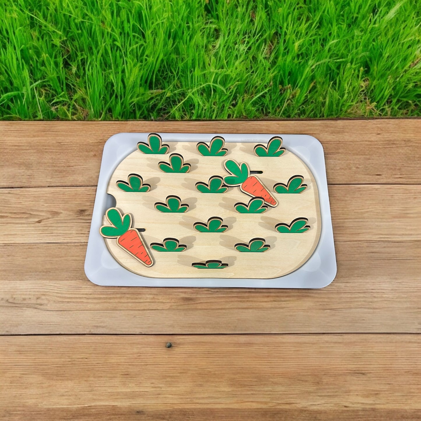 Couvercle Trofast Mémorable Carottes - Jeu de Mémoire et de Motricité 🥕