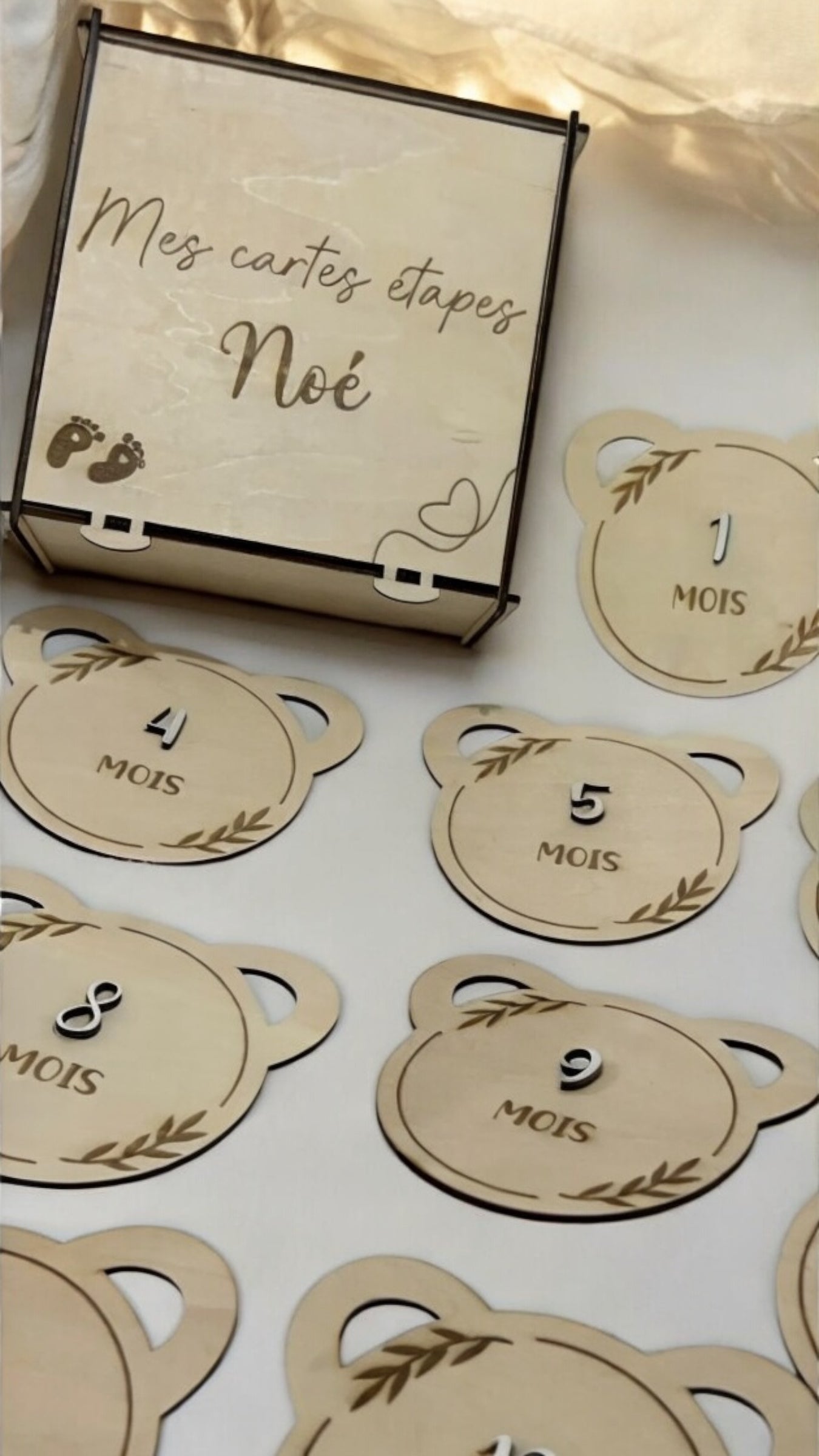 Cartes étape ourson