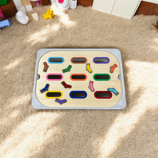 Couvercle Trofast avec Inserts - Apprentissage des Couleurs et Motricité