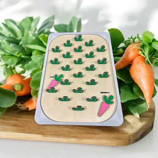 Couvercle Trofast Mémorable Carottes - Jeu de Mémoire et de Motricité 🥕