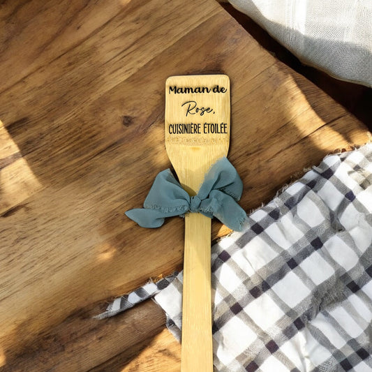 Spatule en bois personnalisable