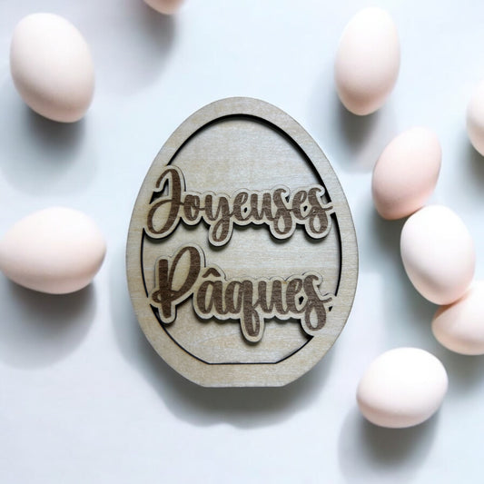 Œuf en Bois à ouvrir 🥚💶
