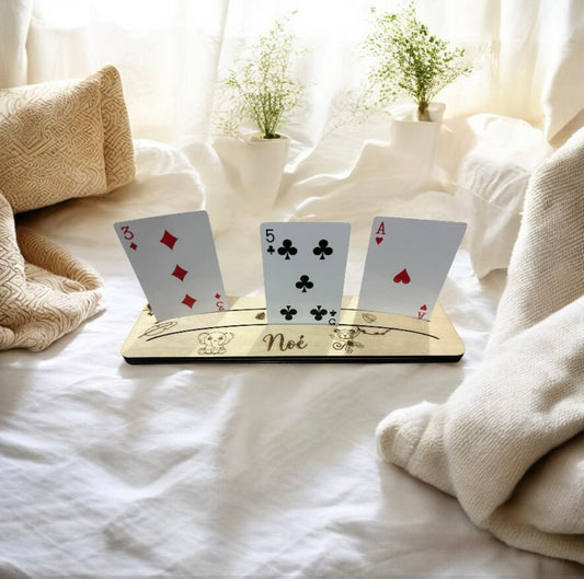 Porte-cartes de jeux de cartes ou de société personnalisé