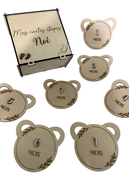 Cartes étape ourson