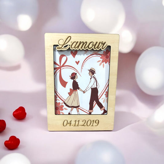 Cadre "Amour" avec inscription